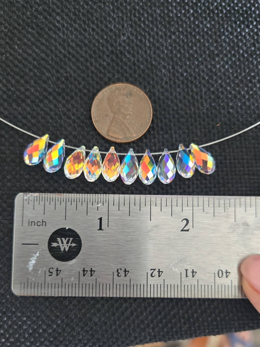 Crafting Supplies, Swarovski Crystal Briolettes - Picture 4 of 8